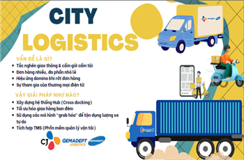 Bài toán vận tải cho "City Logistics" - giải làm sao cho đúng?