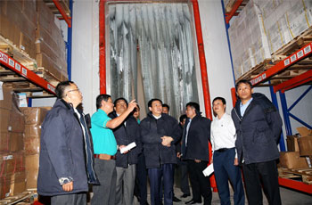 Phó thủ tướng thăm Dự án Mekong Logistics
