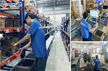 CJ Gemadept solves the logistics problems of Retailer with Pick To Light system and Automatic Conveyor