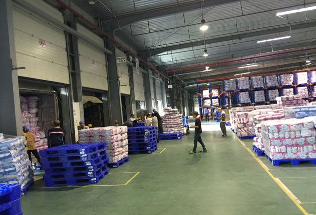 In-house logistics service at Diana Unicharm factory in Bac Ninh